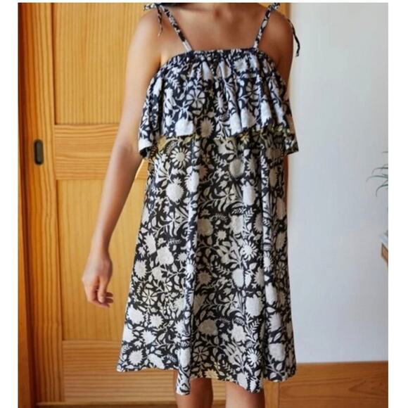 Emerson Fry India Collection Daphne Dress In Silhouettes Size Small Floral - Picture 8 of 16